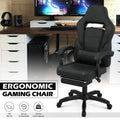 Ergonomic Gaming Racing Chair with Footrest
