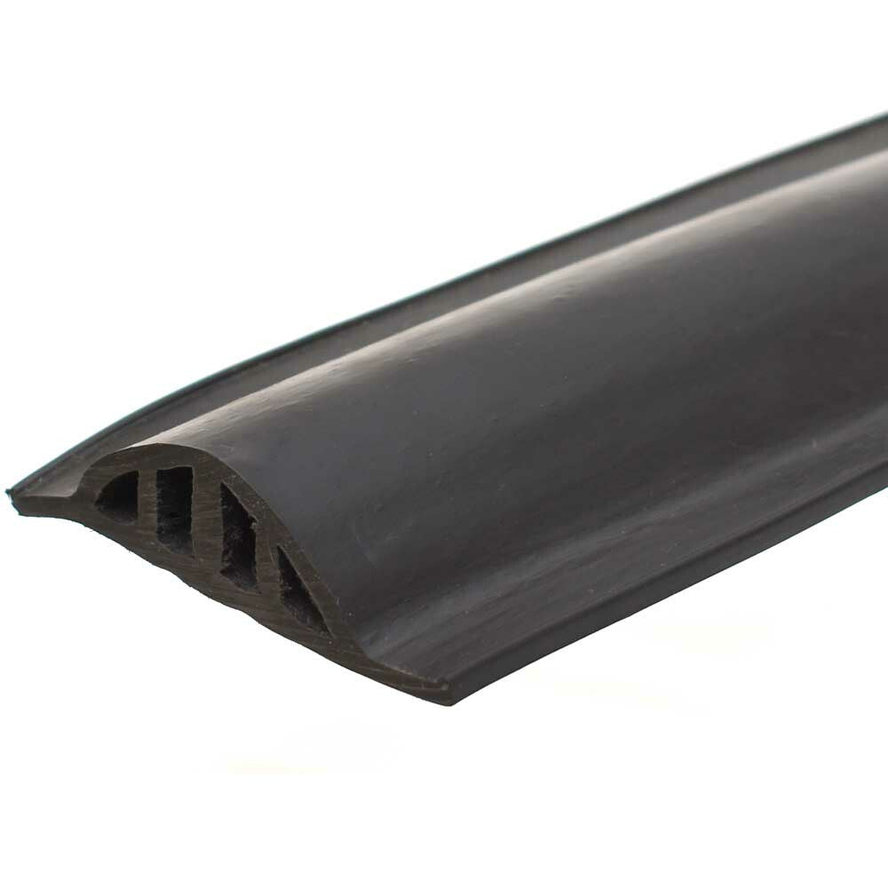 Barbour Boat Dock Pier Bumper F92480 | D Shape 3 5/8 Inch Black (10FT)