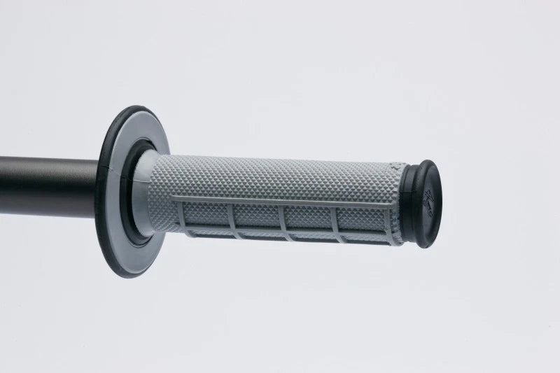 Renthal Mx Dual Compound Grips 1/2 Waffle - Grey/ Black