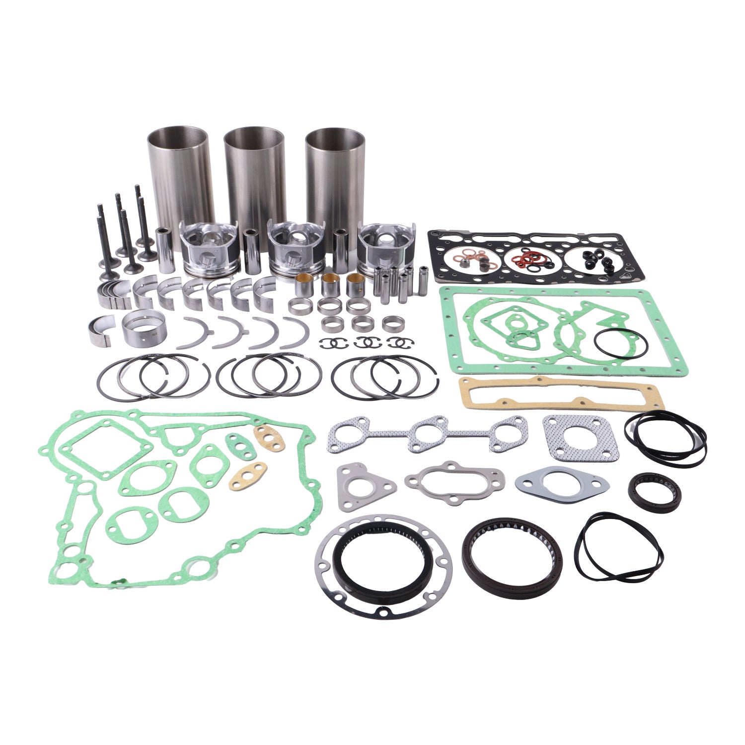 New Overhaul Rebuild Kit For Kubota D1105 3-cylinder Water-cooled