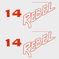 Lund Boat Model Decals 14 Rebel White/Red by Lund