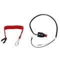63V-82575-00 Kill Stop Switch & Safety Lanyard For Yamaha 2 Str