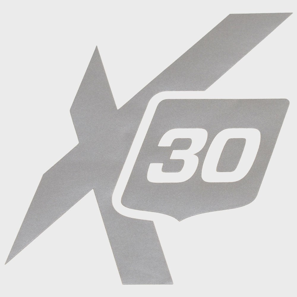 MasterCraft Boat Model Decal Metallic Silver Sticker by MasterCraft