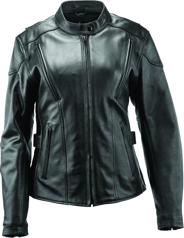 Kuryakyn River Road Race Leather Jacket For Women, Motorcycle Riding