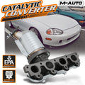 Catalytic Converter[HEAT SHIELD]Exhaust Manifold For 19
