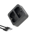 5V Plastic Dual-port Battery Charger Charging Dock For Ring Doorbell