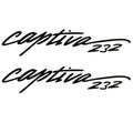 Rinker Boat Decal Stickers VS810402-10-BLK 232 Captiva Black by Rinker