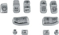 Harddrive Chrome Switch Caps For Harley-davidso<wbr/>n Fltrx & Flht