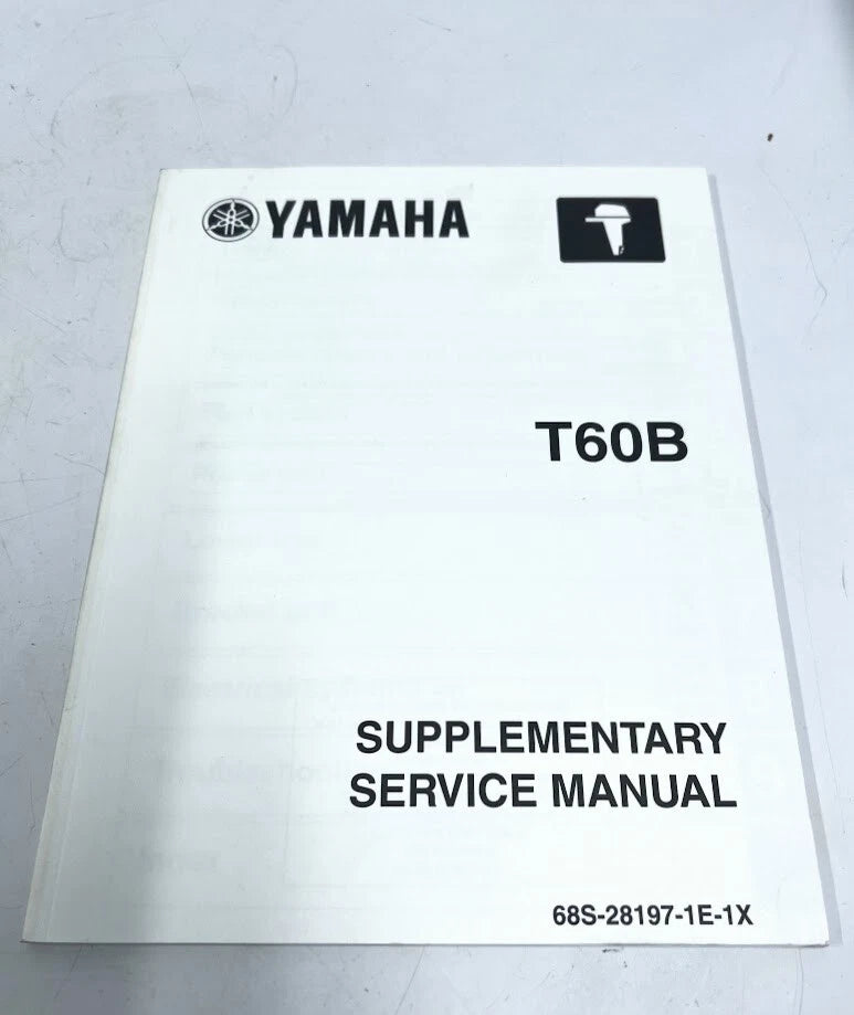 Yamaha Lit-18616-02-4<wbr/>6, Supplementary Service Manual, T60b