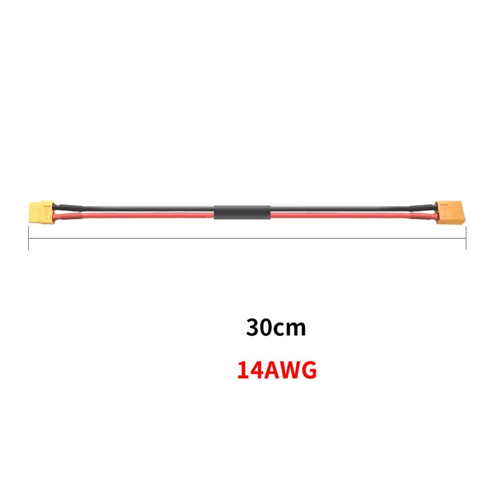Extend Cable 14AWG Rubber 30cm