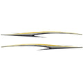 Chaparral Boat Decals SSE Yellow Stickers Set of 2 by Chaparral