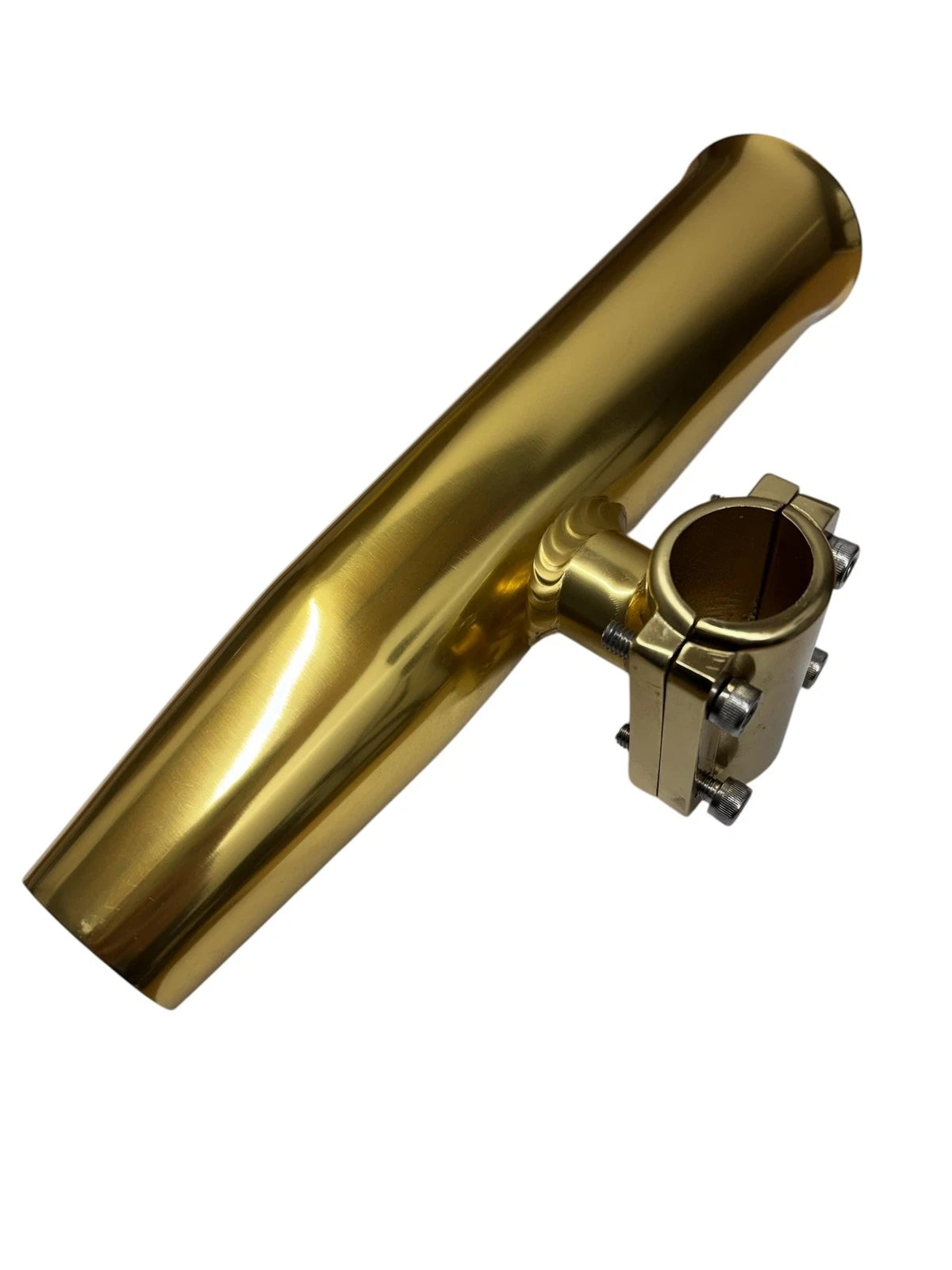 Tigress Gold Aluminum Rod Holder For 1" Od Pipe Horizontal Mount