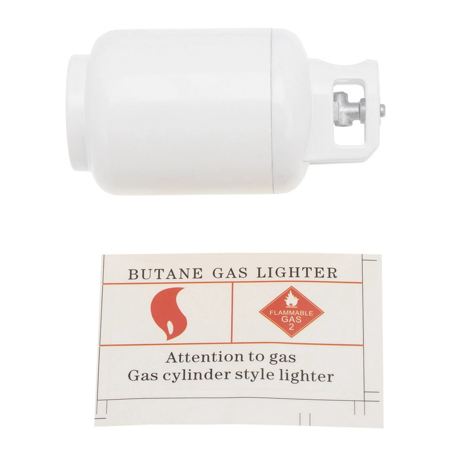 1/10 Mini White Decorative Propane Tank Toy Display Diorama For Rc