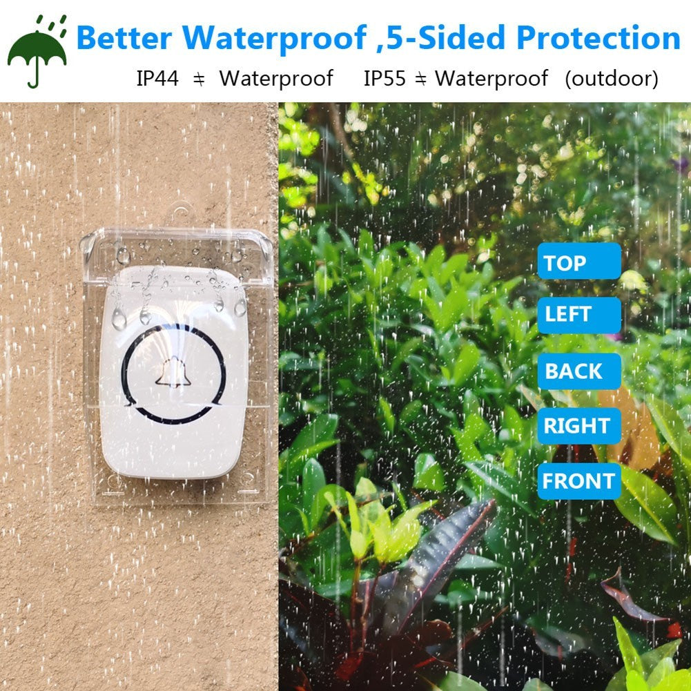 Weatherproof Doorbell Cover Easy Installation