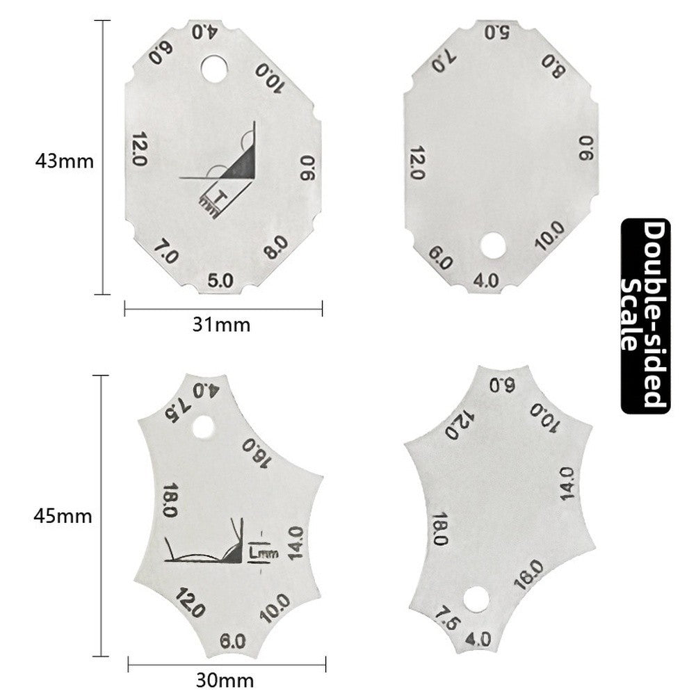 Stainless Steel Weld Gauge Tool