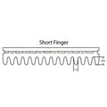 Ah130378 Chaffer, Top; Short Finger