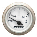 Beede Boat Trim Gauge Honda 2 Inch Silver White by Beede