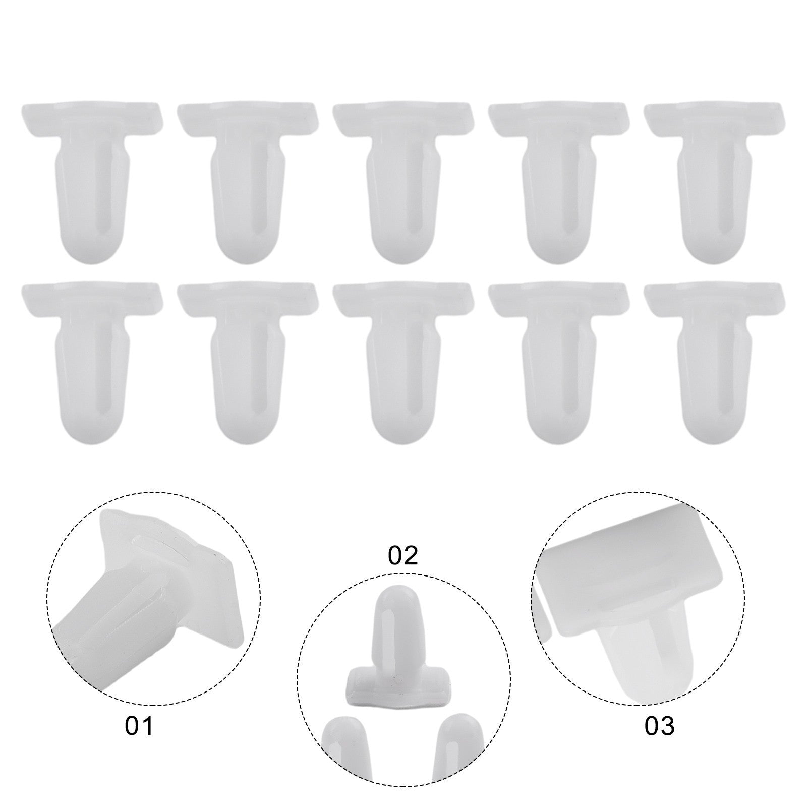Useful Fixing Clip Black Nylon Accessories