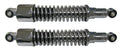 Shock Absorbers Rear Chrome For Kawasaki Kh 125 A4 1980