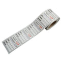 200pcs Oil Change Stickers Next Service Due Reminder Roll Car Window