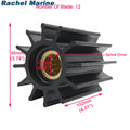 Flexible Impeller For Sherwood 18000k Cef 500182 Cummins 4019403