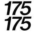Decals Lowe Boat 2007 175 Black Vinyl by Lowe