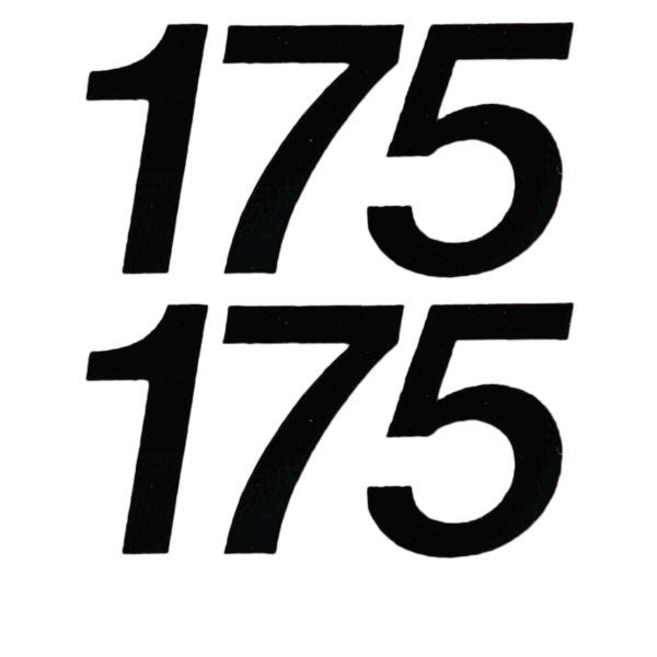 Decals Lowe Boat 2007 175 Black Vinyl by Lowe
