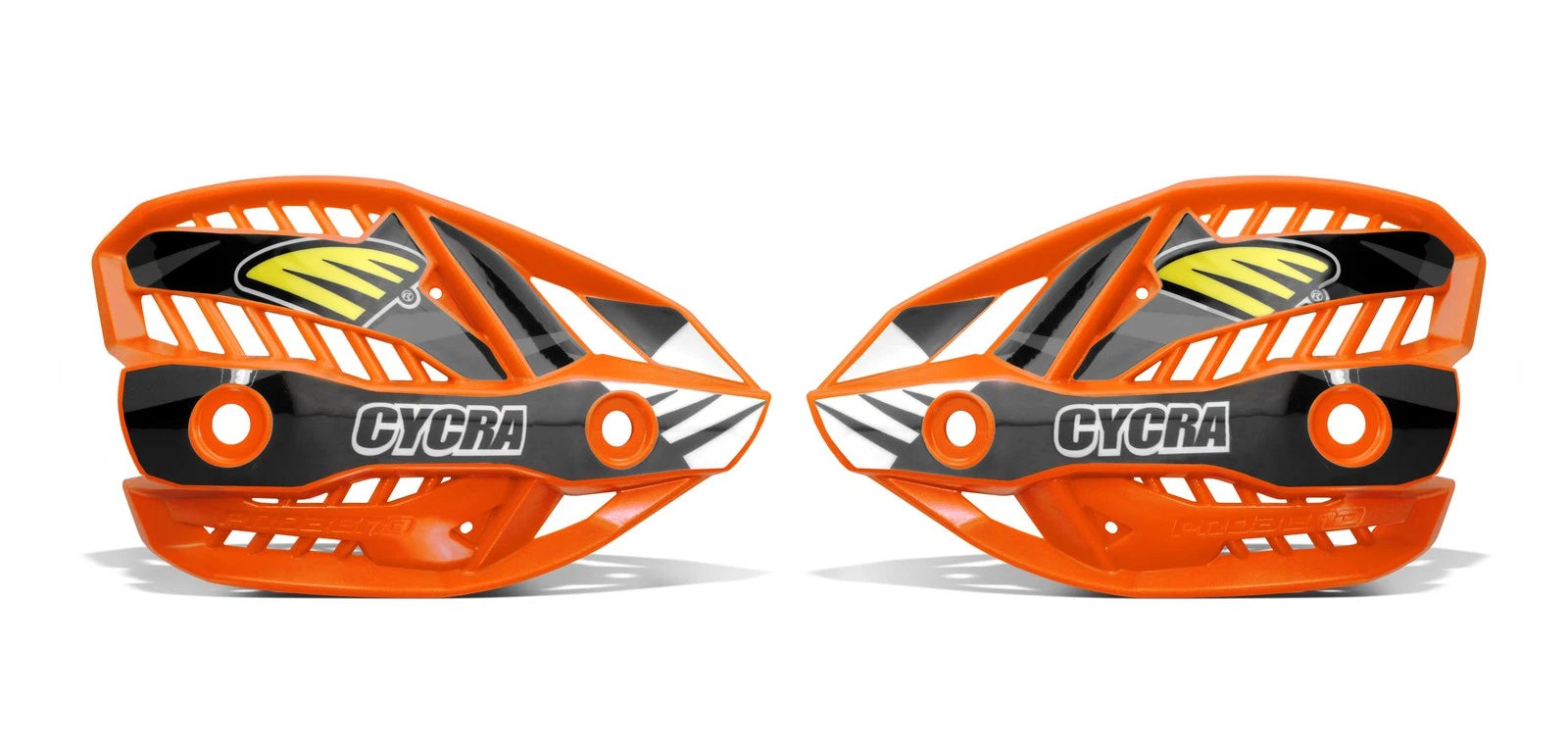 Cycra Crm Handshields No Cover Orange Offroad Handguards For Atv &