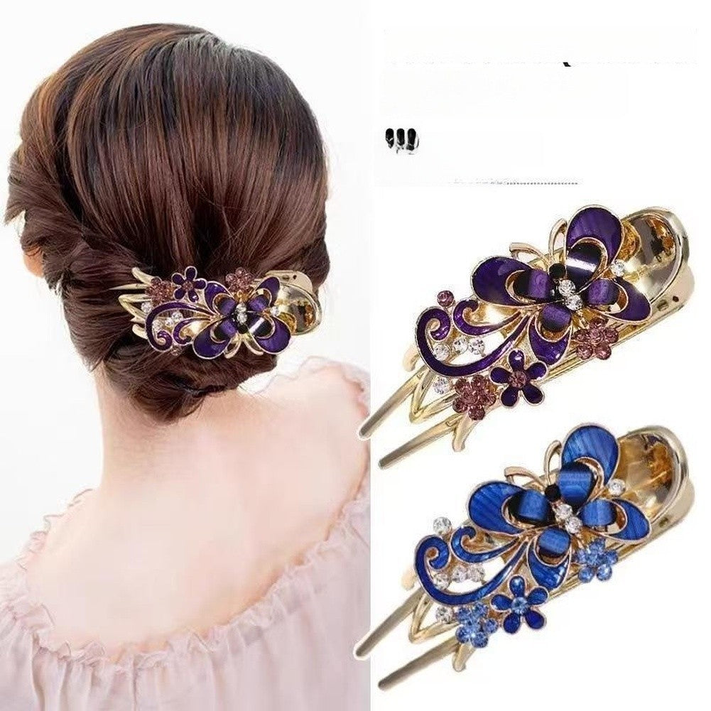 Purple Butterfly Hair Clip for Daily Use