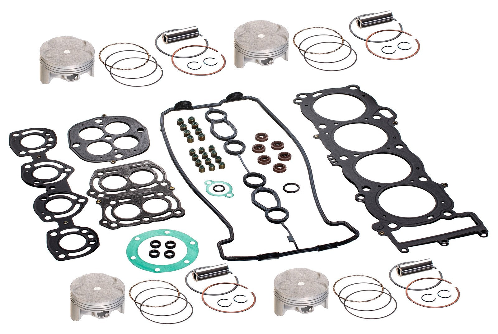 Yamaha Top End Rebuild Piston Gasket Kit for FX Cruiser 1100 by Yamaha