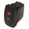 Carling On/Off/On Contura V Boat Rocker Switch ACC/ACC 8-Spade by Carling