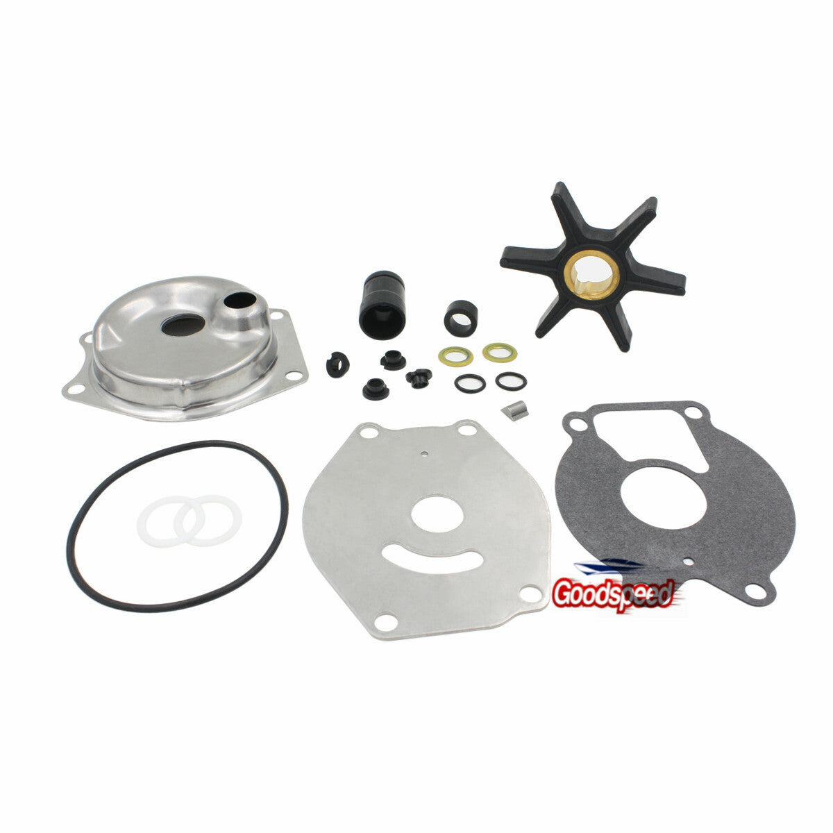 Outboard Water Pump Impeller Kit for Mercury Mariner Force 9.9 15 HP 46-99157T2O