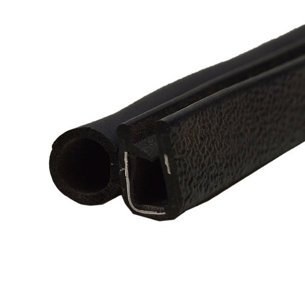 Boat Trim Lock Seal Molding 3/16 Inch Black Vinyl