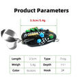 Bass Fishing Double Blades Frog Lure
