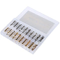 Mixed Sizes Silver Gold Watch Stem Crown Repair Parts Assortment Set