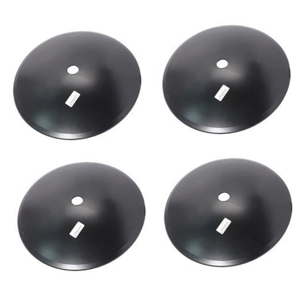4 Pack Disc Harrow Blade 18" Plain Fits 1 1/2" Round Hole Axle Fits