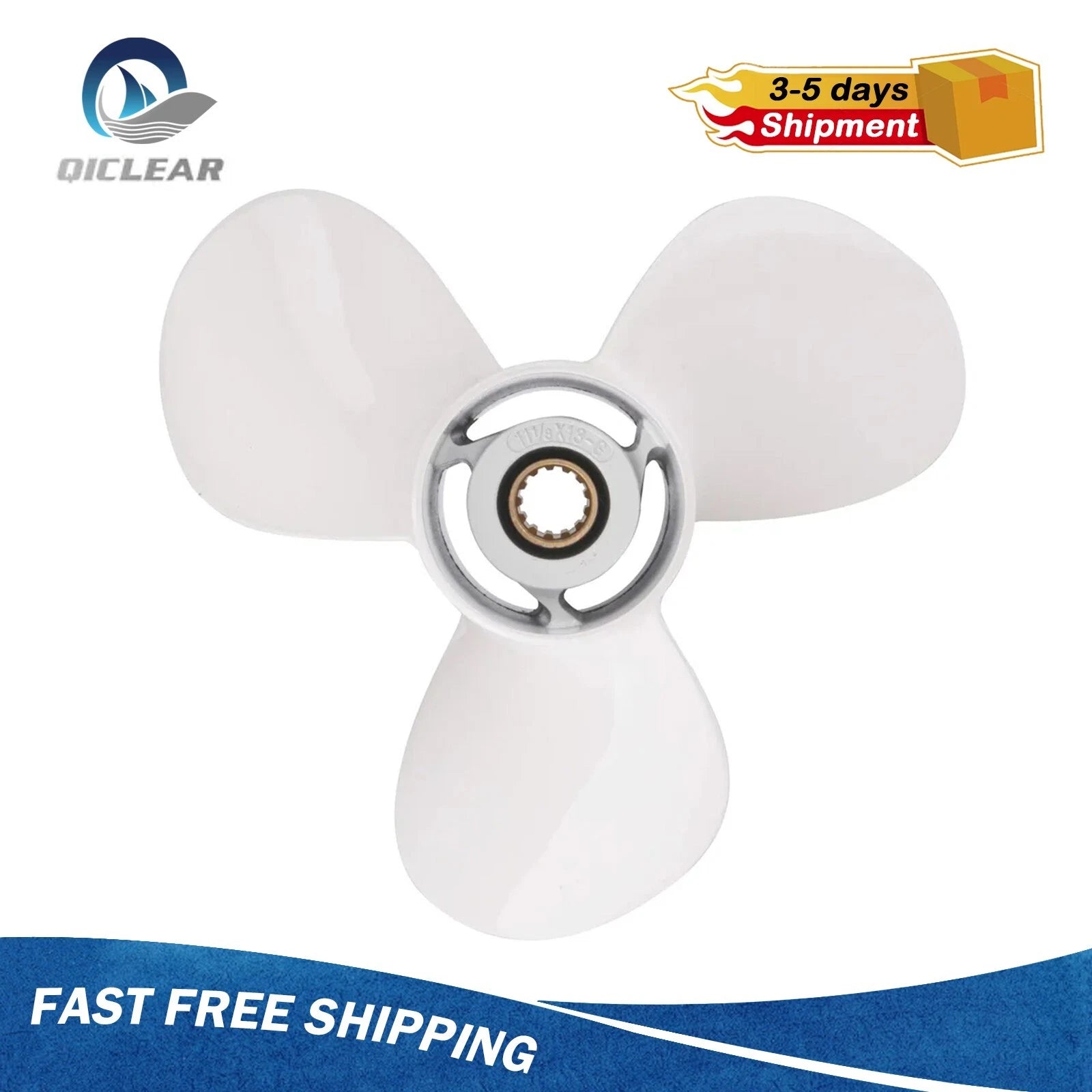 11 5/8 X 11 Aluminum Boat Propeller Fit Yamaha