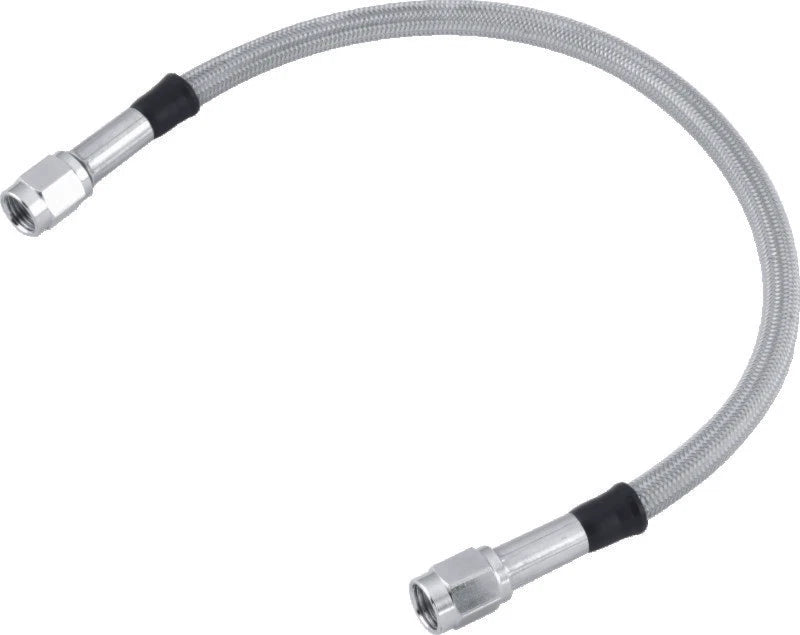 Twin Power 32 Inch Clear Coated Dot Stainless Steel Brake Hose An-3
