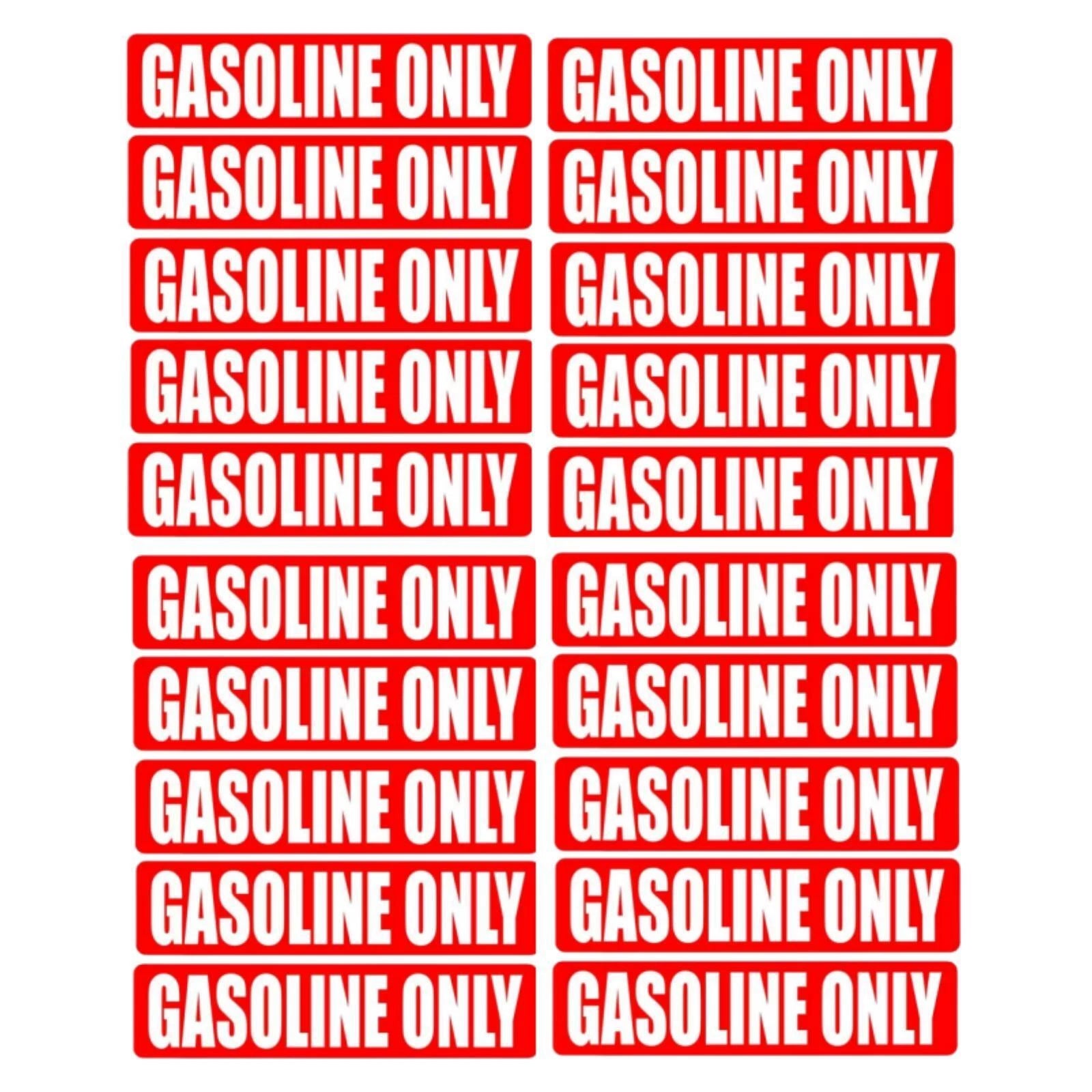 Gasoline Only Fuel Caution Decal – All Boats