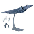 Chinese J-36 Sixth-gen Model 1/72 Diecast Alloy 34cm Display Stand