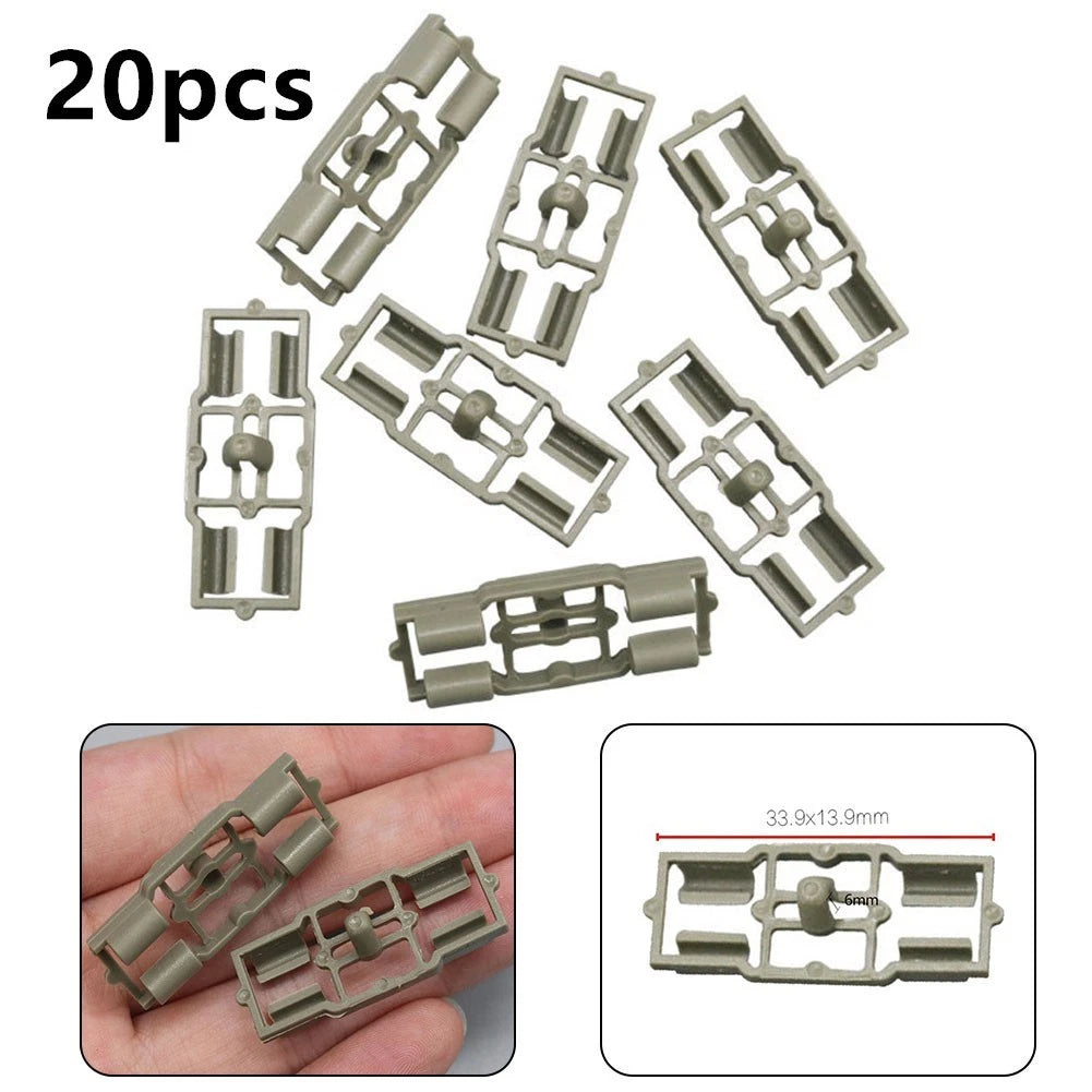 20pcs Door Seal Clips Front Rear For E53 51717006757 Accessories