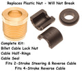 Sea Doo Billet Cable Lock Nut Seal & Half Ring Kit 211100009 277000055 by Sea Doo