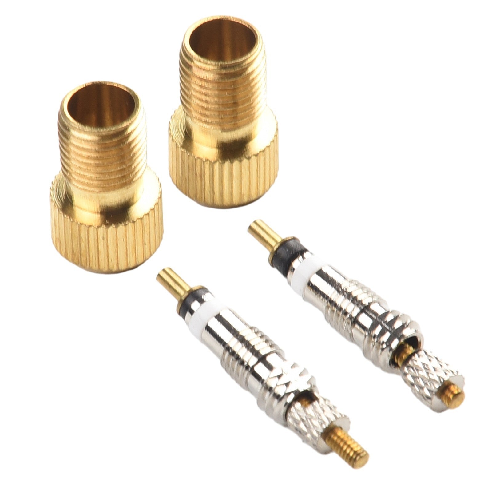 Bicycle Brass Valve Cores with Pump Connector