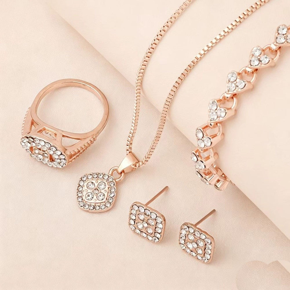 Lightweight Zinc Alloy Jewelry Set