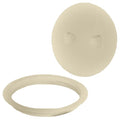 TH Marine Boat Deck Plate HS22151126 10 Inch Off White by TH Marine