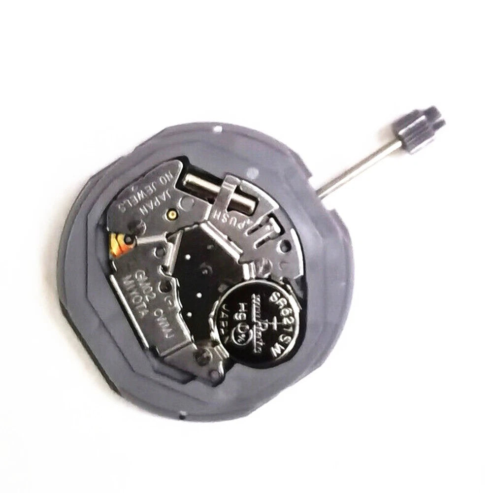 Quartz Watch Movement Sliver 3 Hands Replacement For Miyota Gm02 Gm00