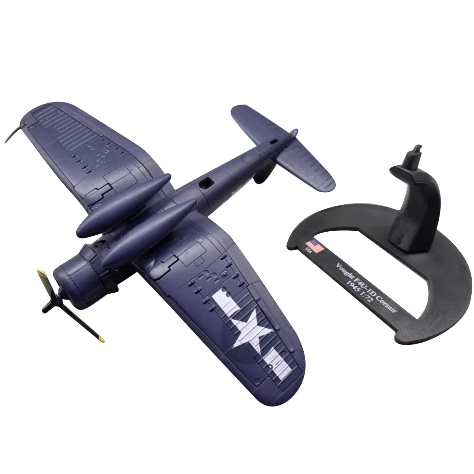 15cm Diecast Alloy 1/72 Wwii Usa Navy F4u Corsair Fighter Model