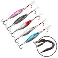 Bass Bait Metal Jig with Triple Hook