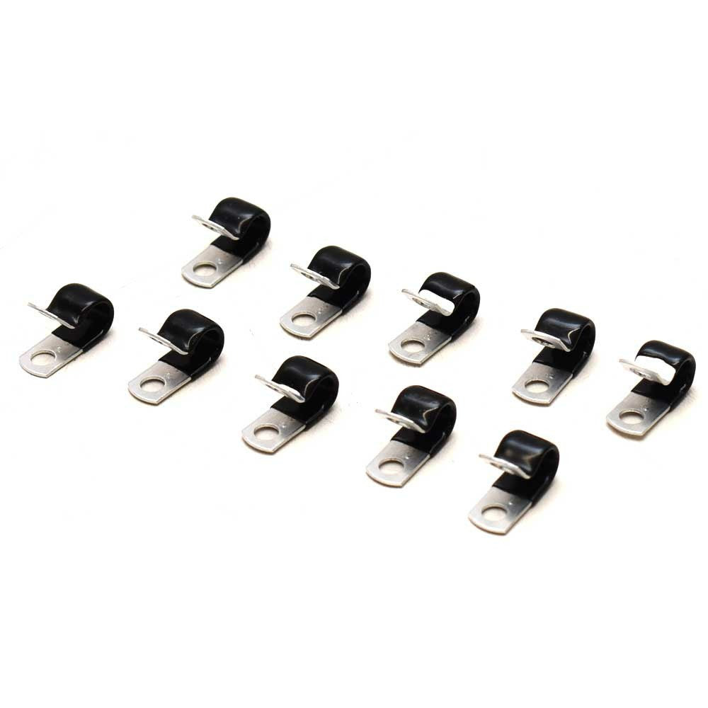 Boat Cushion Clamps Black Rubber 3/8 Inch