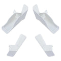 Rv Camper Rain Spout White Long Left Right Direct Water Away From Rv